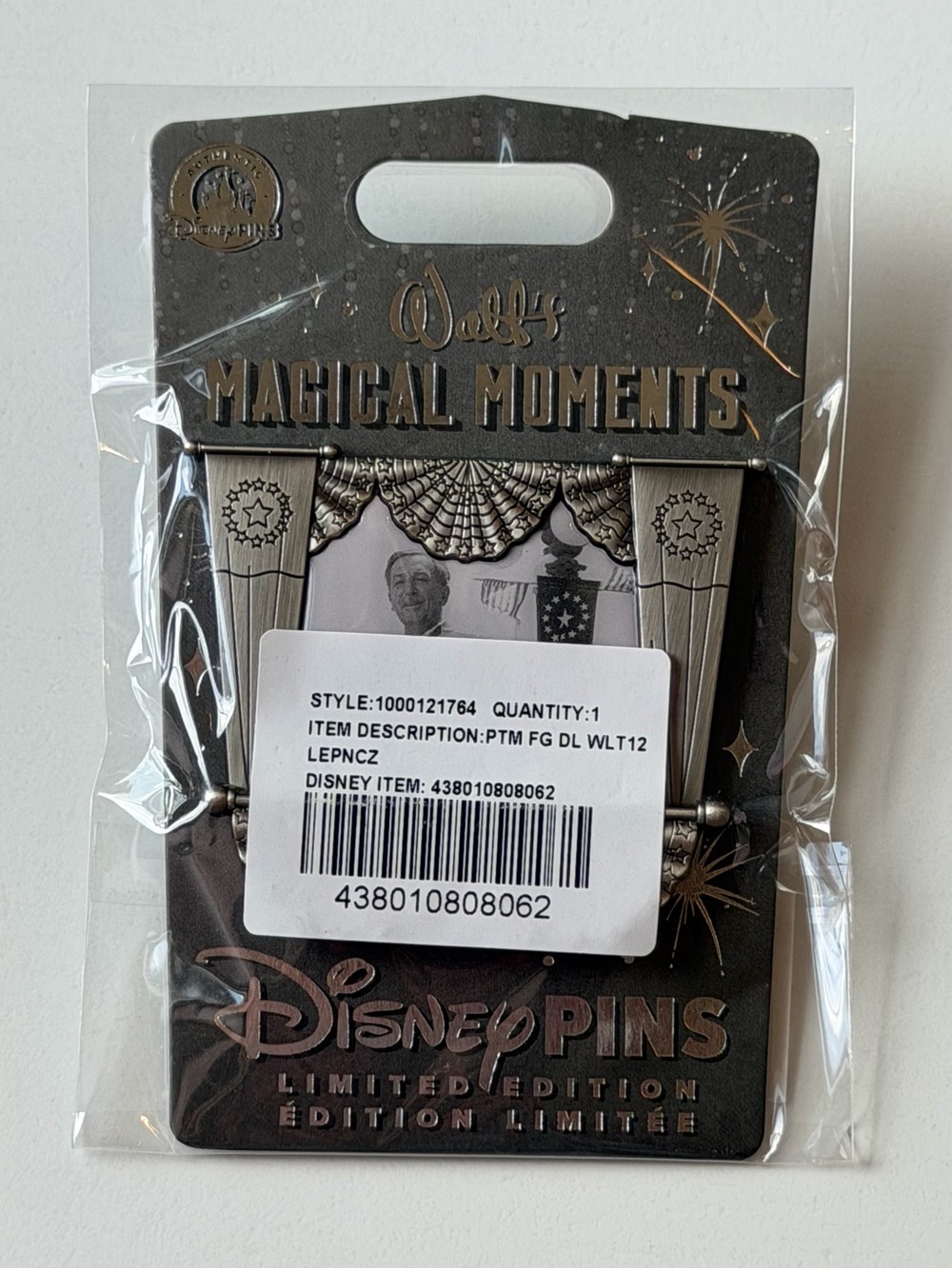 Disney Walt’s Magical Moments Walt Dedication Speech LE 3000 NWT Sealed